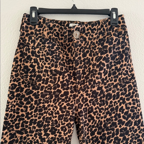Maeve Brown and Black Leopard-Print Pants - Picture 3 of 4